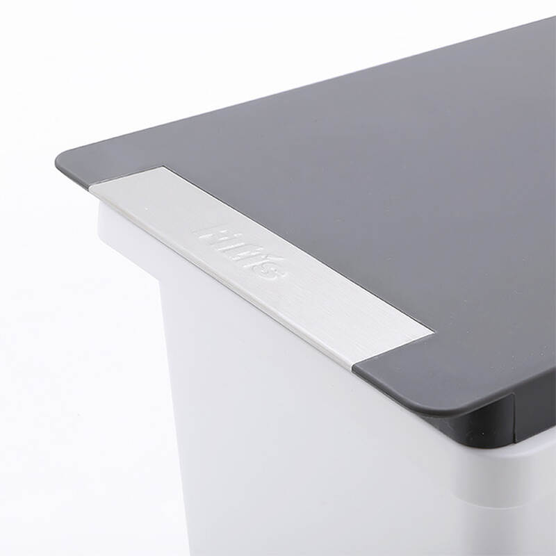 Thùng Rác Nhựa Fitis Compact Bin 10L- 2 Màu (Xám Xám, Trắng Xám) - PPS1-906, PPS1-903 image number null